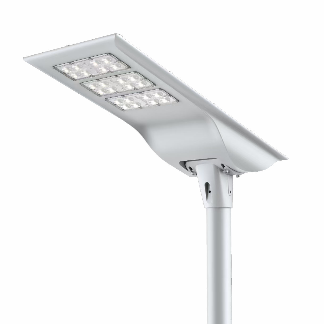 China 40W Commercial Led Integrated Solar Street Light With Lens